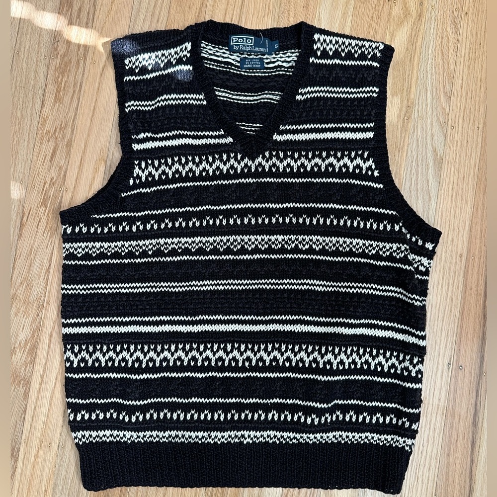 Polo Ralph Lauren Handknit fair isle sweater vest